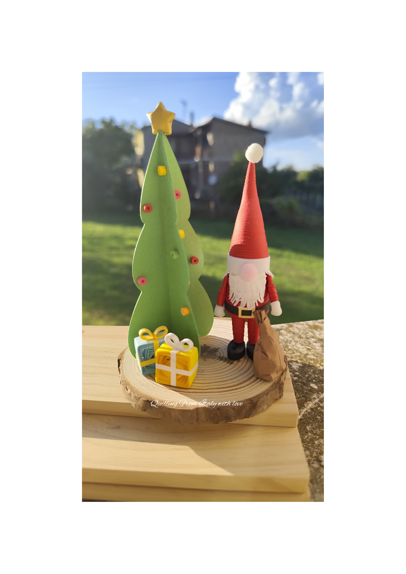Santa Claus 3d quilling