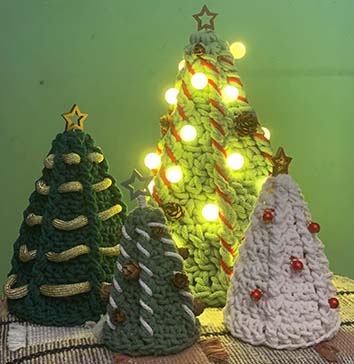 Alberello di natale all’uncinetto