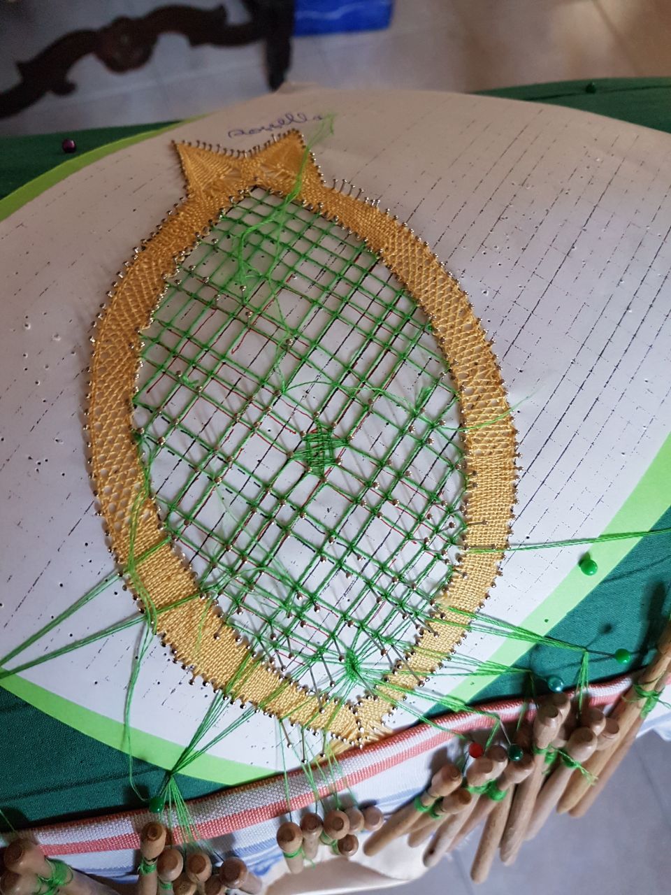 introduzione al merletto a fuselli