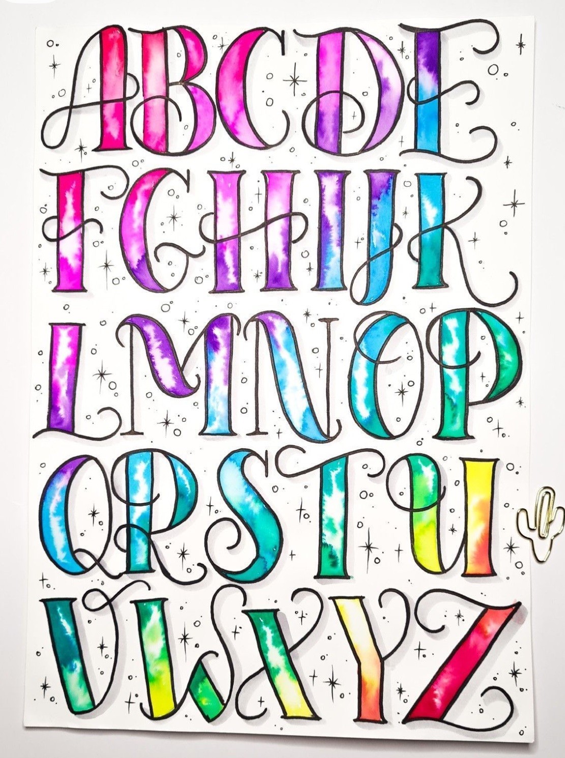 Corso di lettering e blending