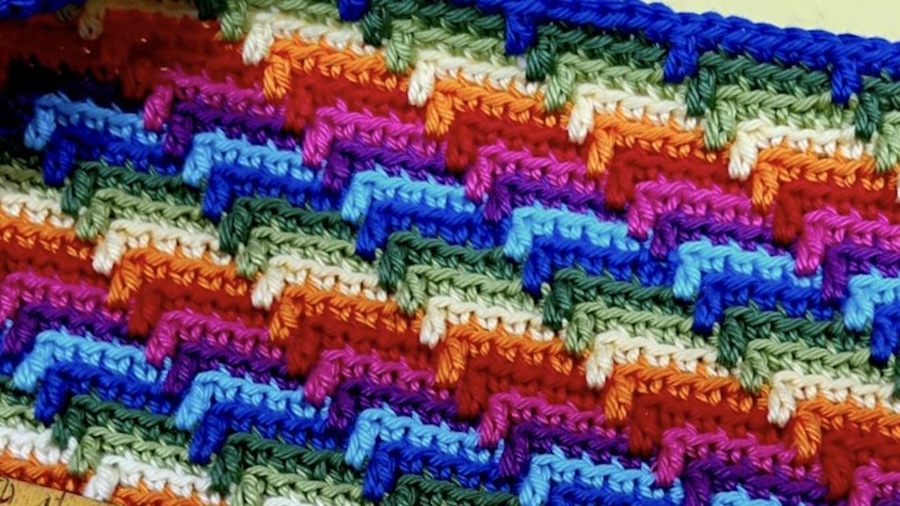 MOSAIC AD UNCINETTO, PUNTI BASE - 48FILIMATTY -