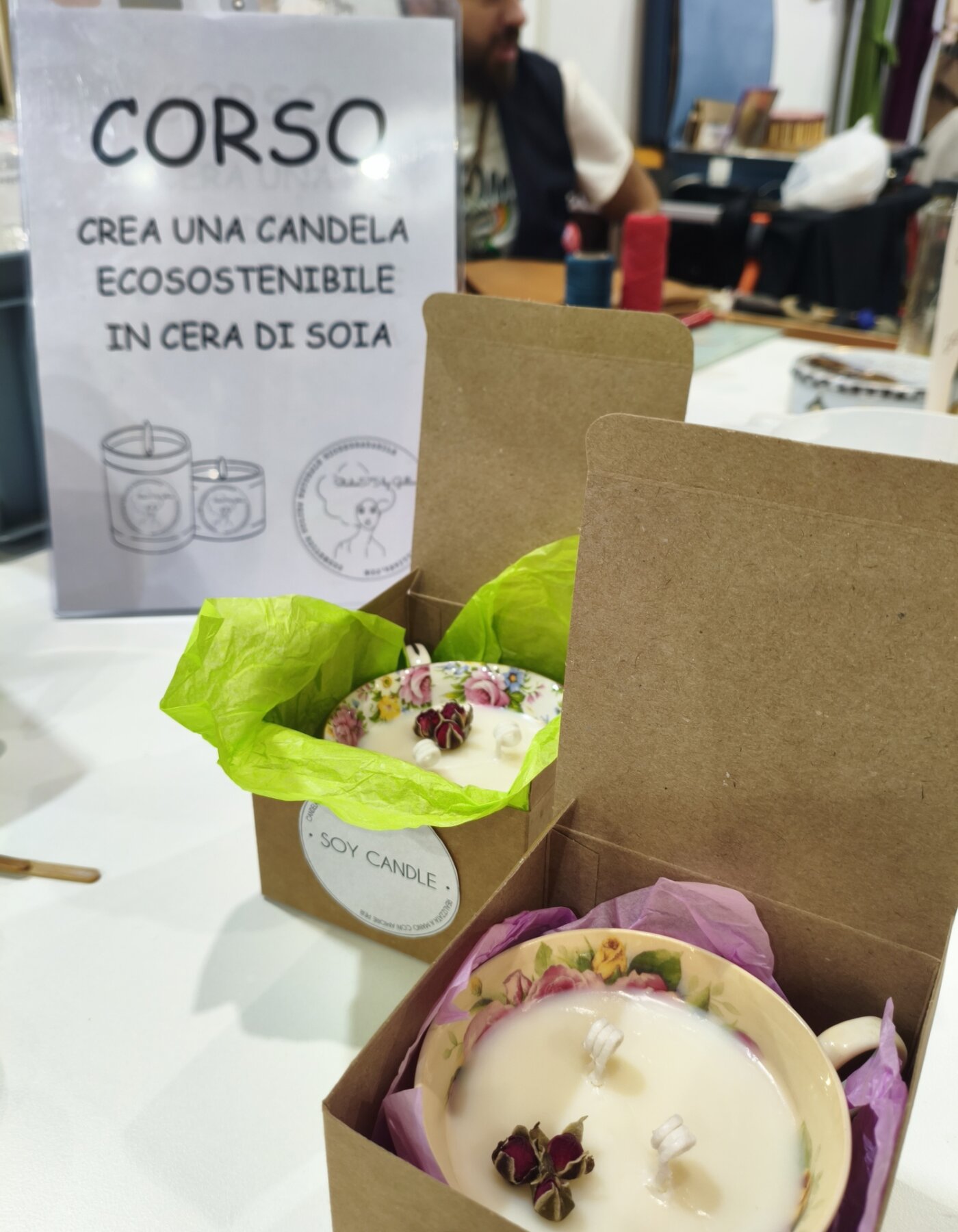 Crea una candela in cera di soia