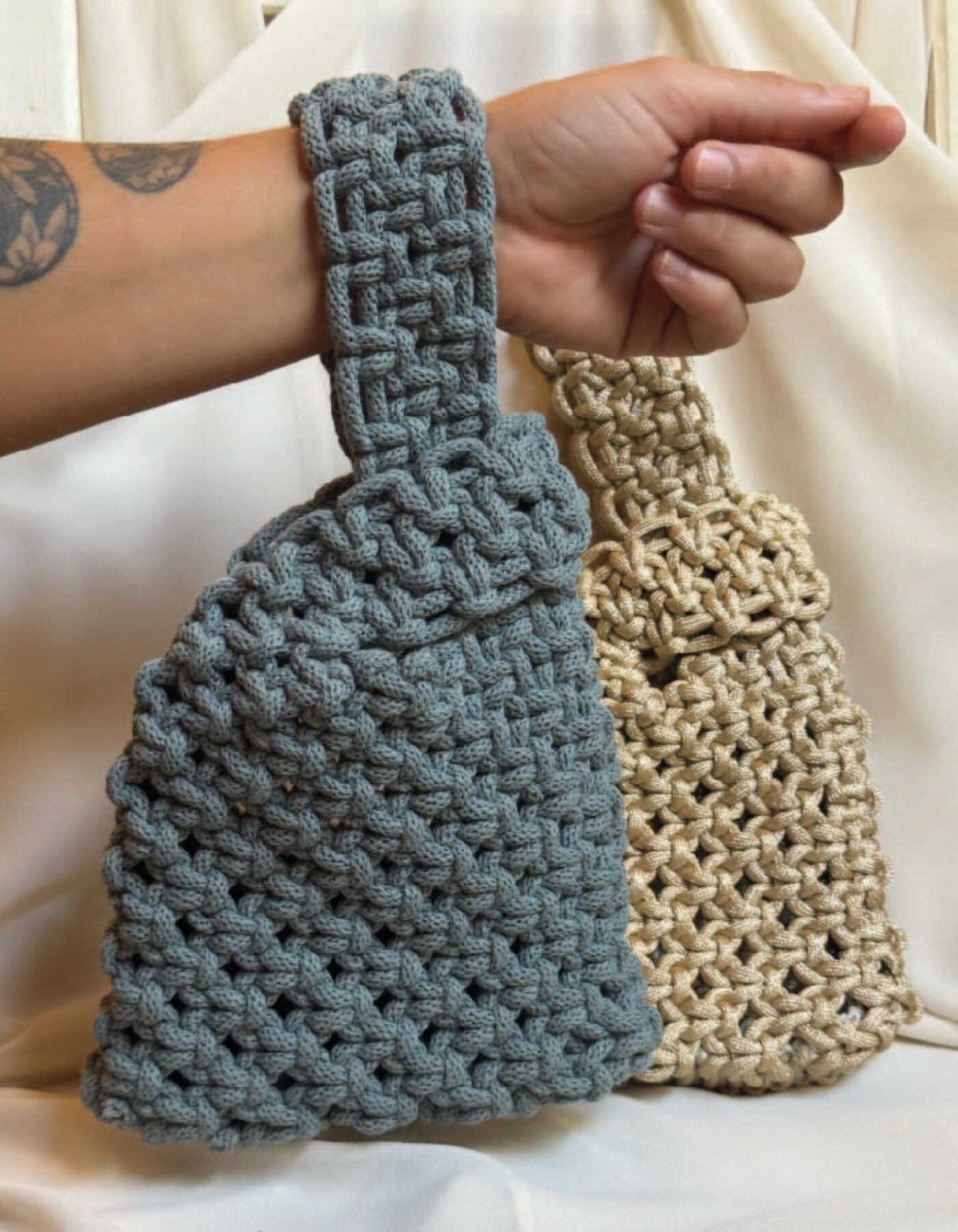 BORSA TOTE NIKY IN MACRAMè