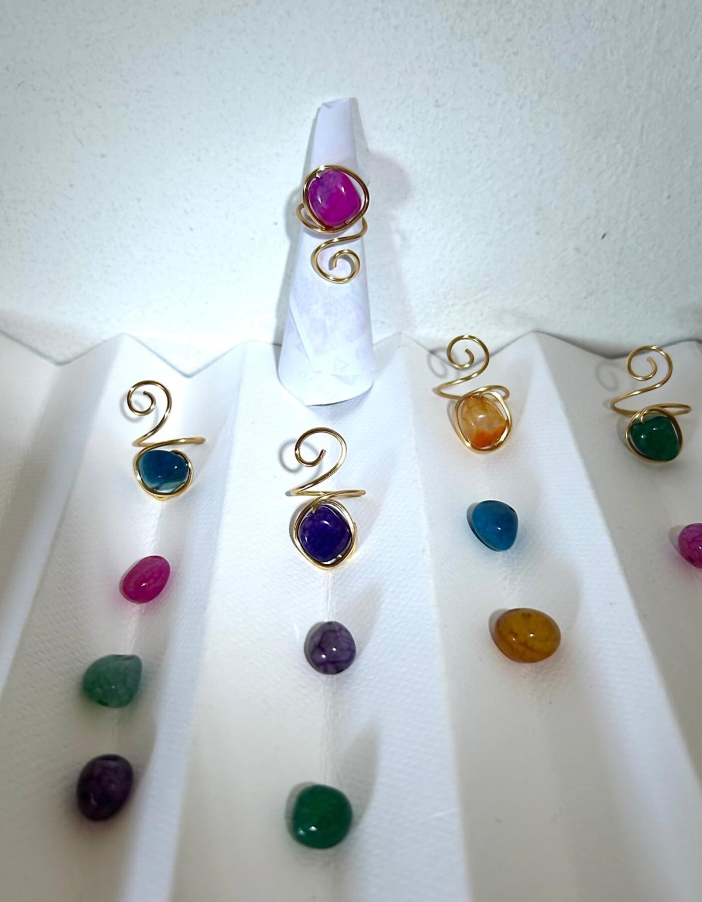 Realizza il tuo anello o ciondolo in rame con la pietra della tua anima