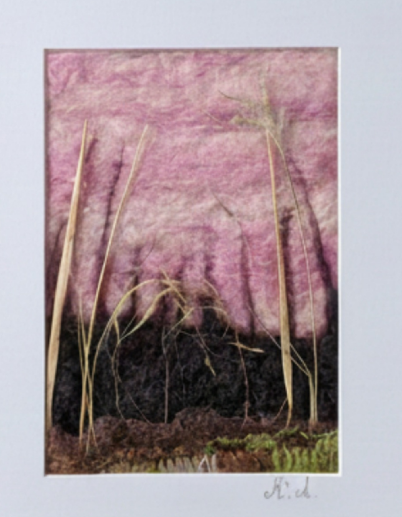 Needle felting : Bruma rosacea