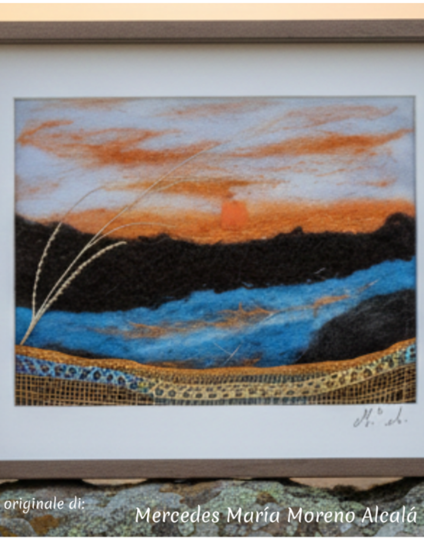 Needle felting : Fulgor Apacible
