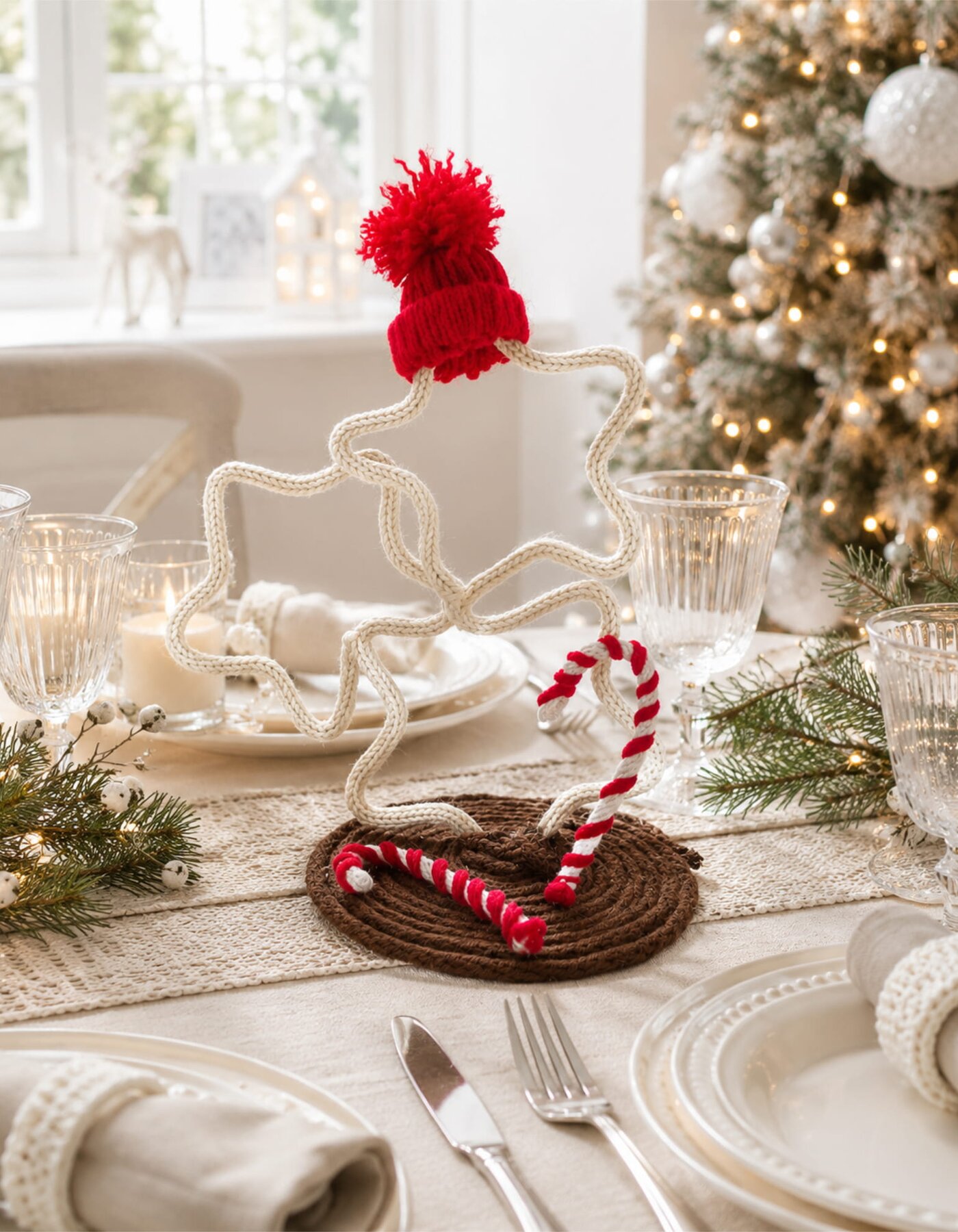 Create Your Christmas Tricotin Centrepiece