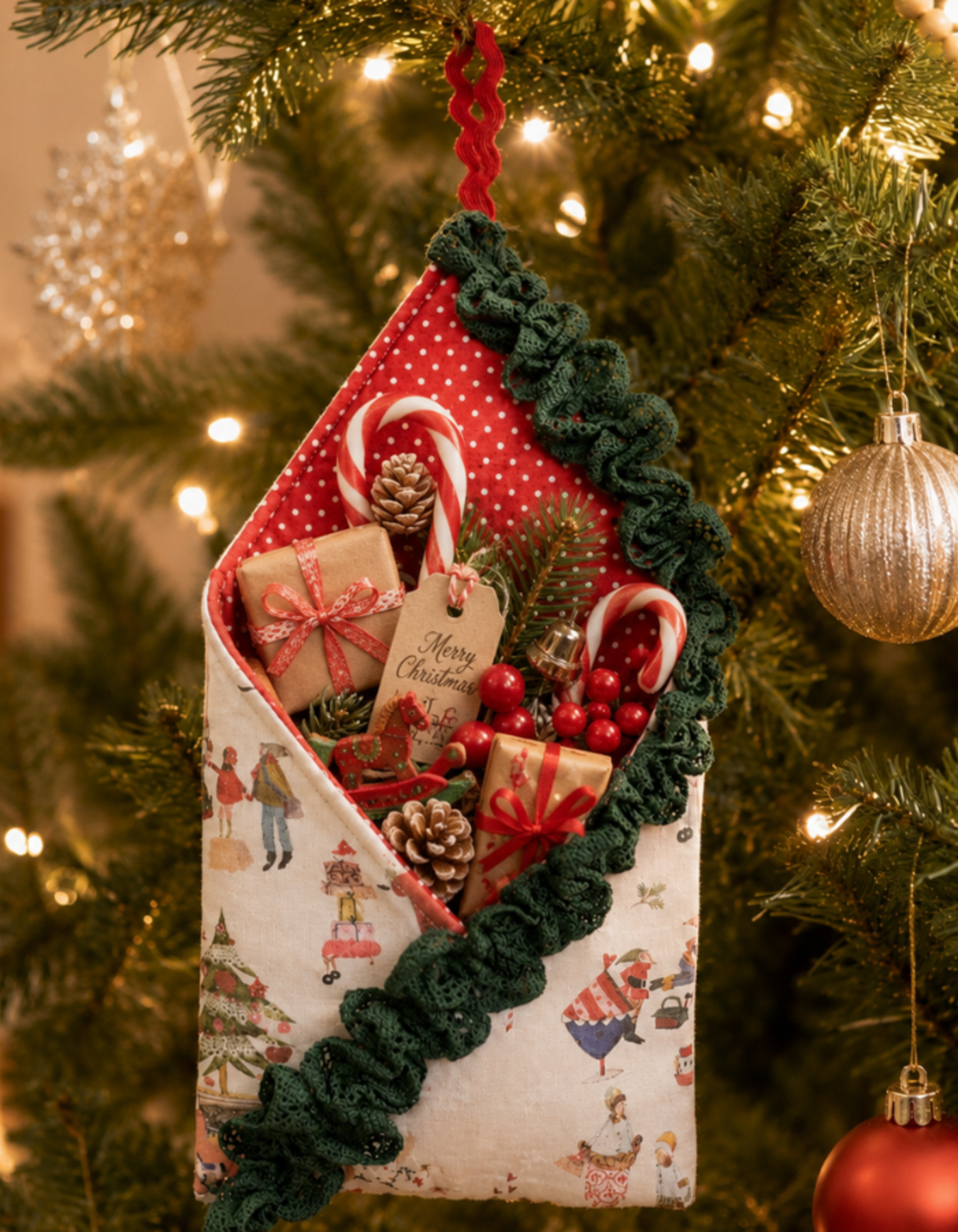 SEW YOUR CHRISTMAS ✂️🎄 A small project, a decoration that’s all your own.
