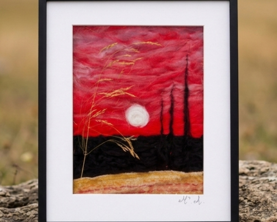 Ocaso Carmesi - feltro