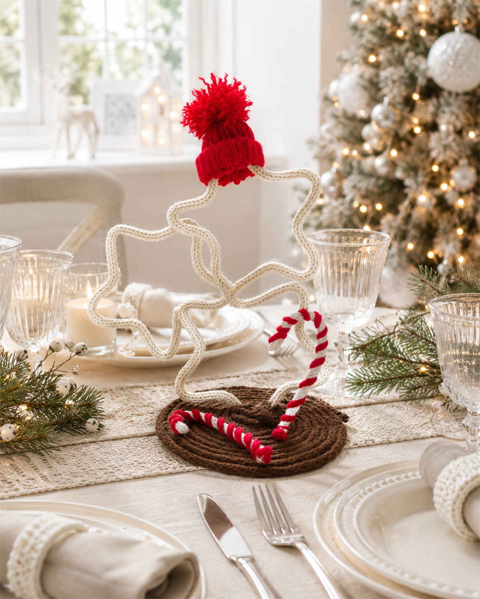 Create Your Christmas Tricotin Centrepiece