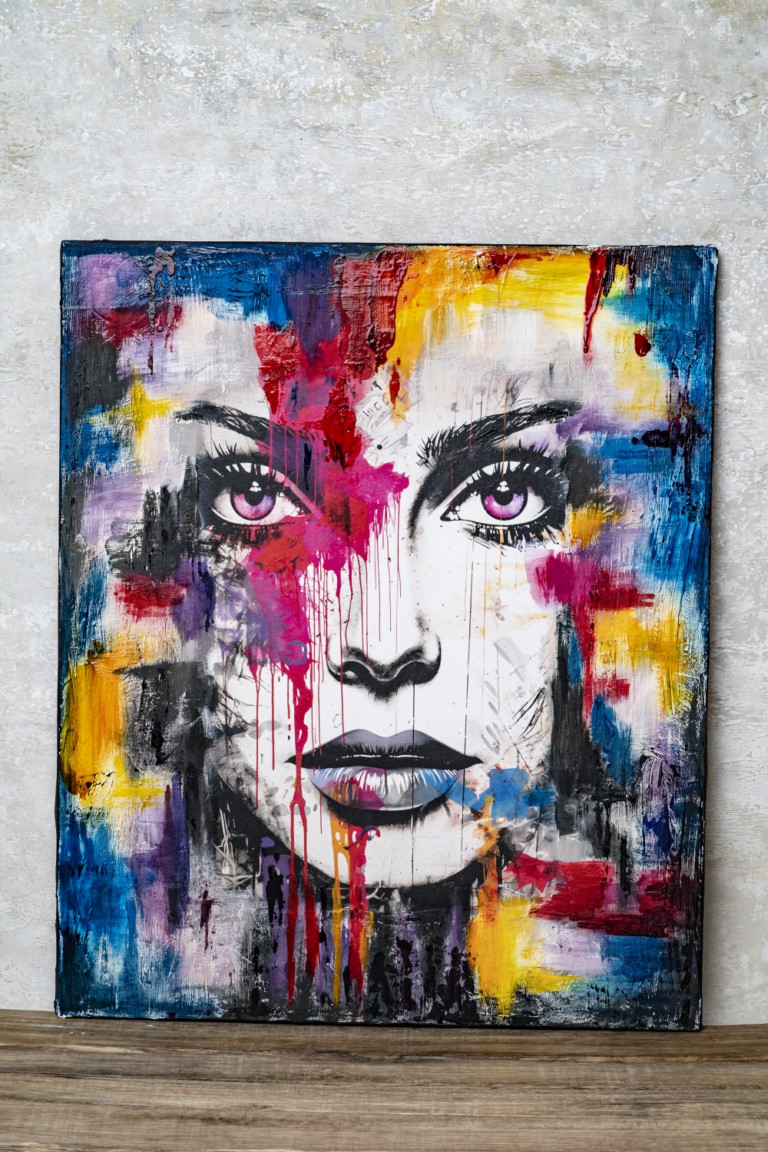 Tela Pop Art: la forza della Donna