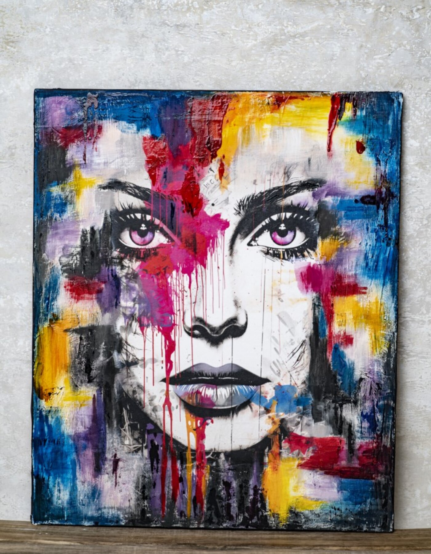 Tela Pop Art: la forza della Donna