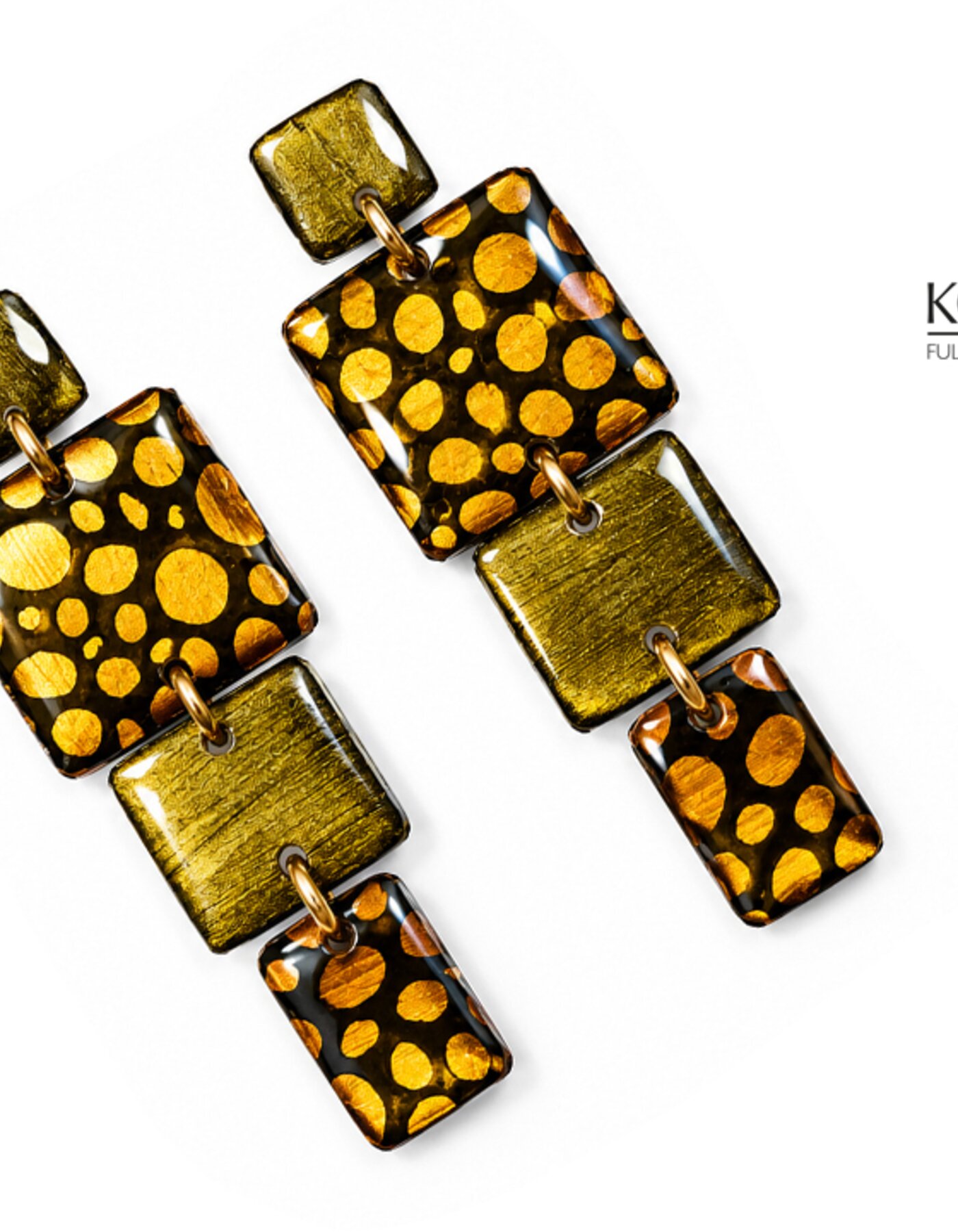 spotted earrings