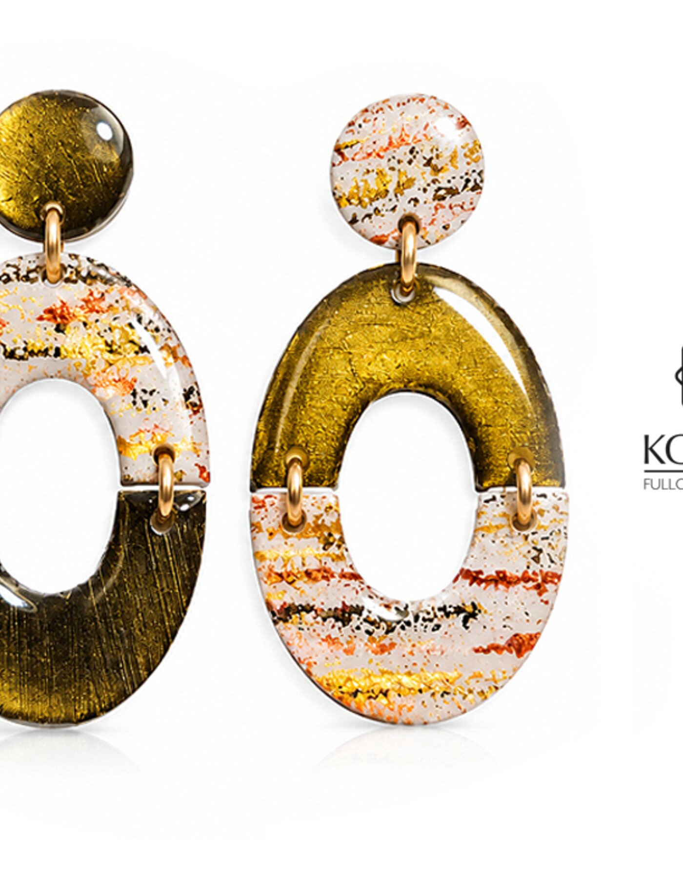 oval earrings