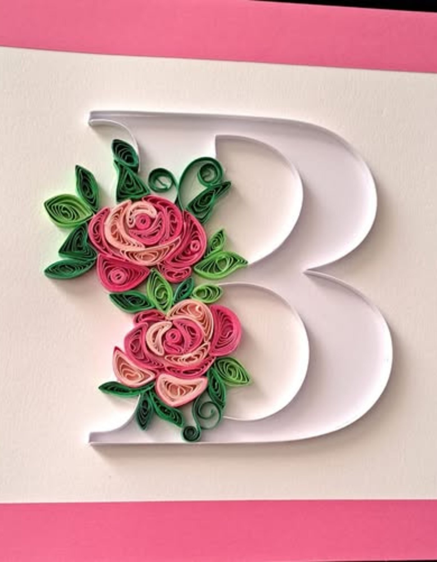 Quilling letter