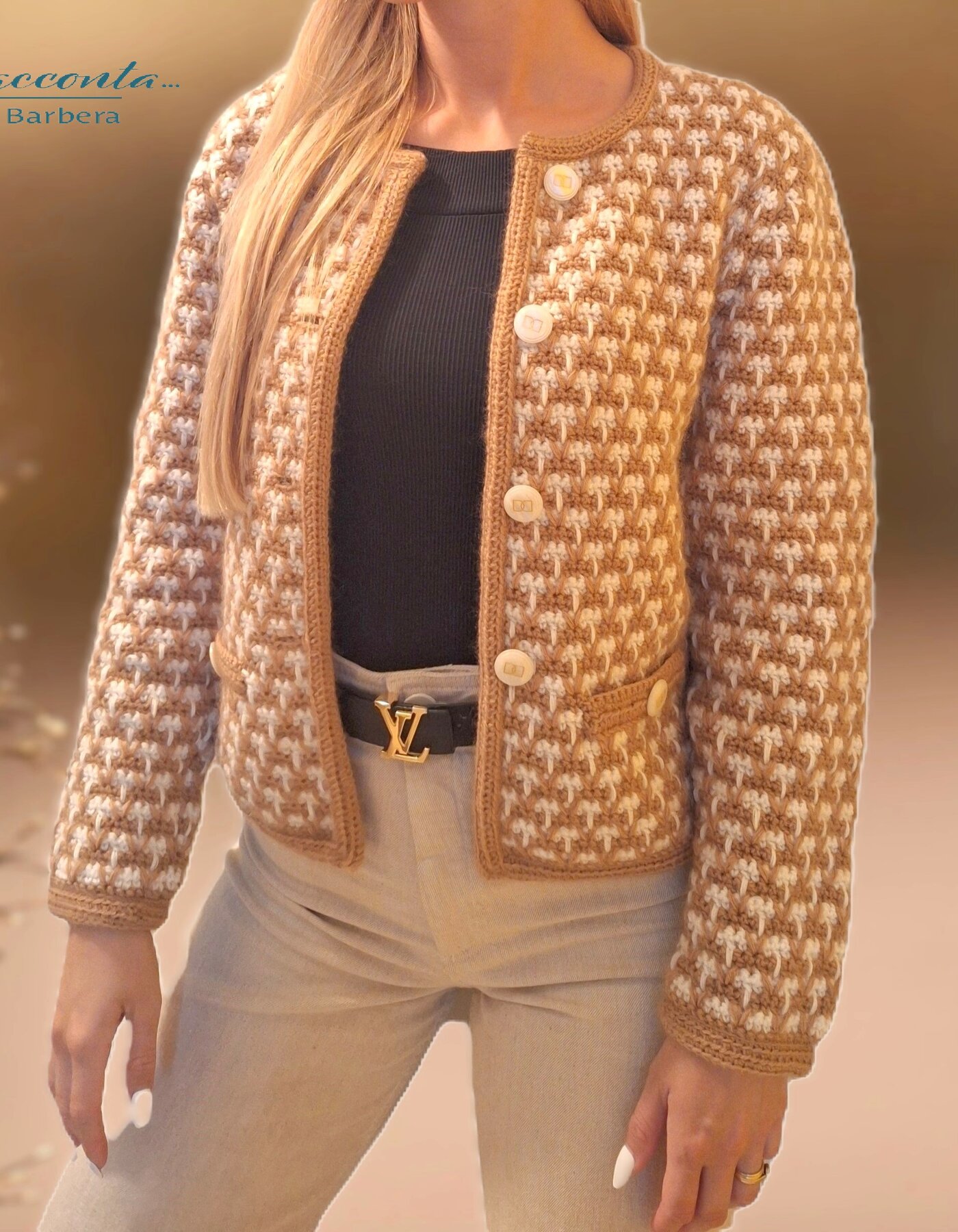 Chanel Jacket - Mosaic Crochet Easy