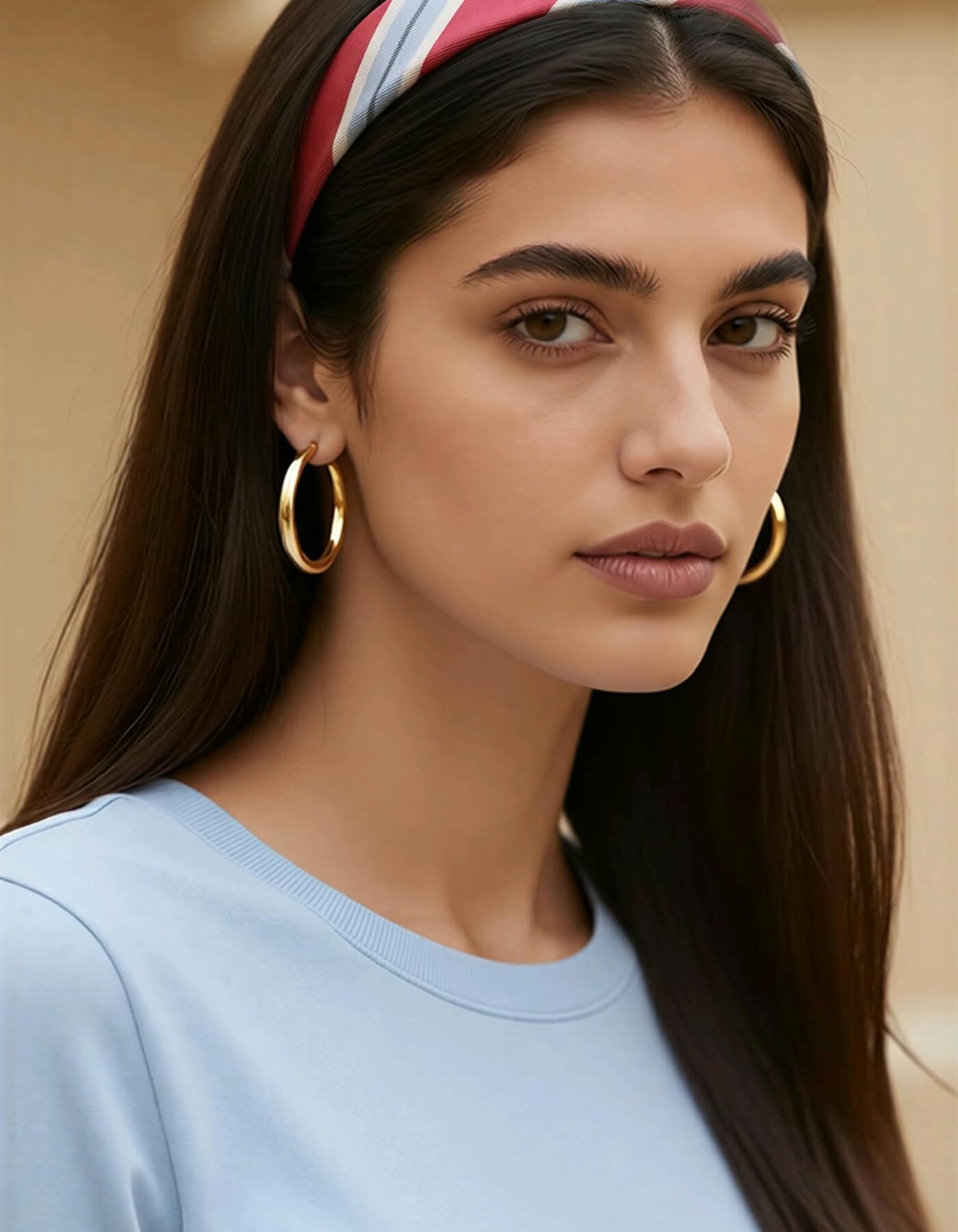 THE DETAIL THAT MAKES THE DIFFERENCE Transform a simple headband with a touch of vintage tie.