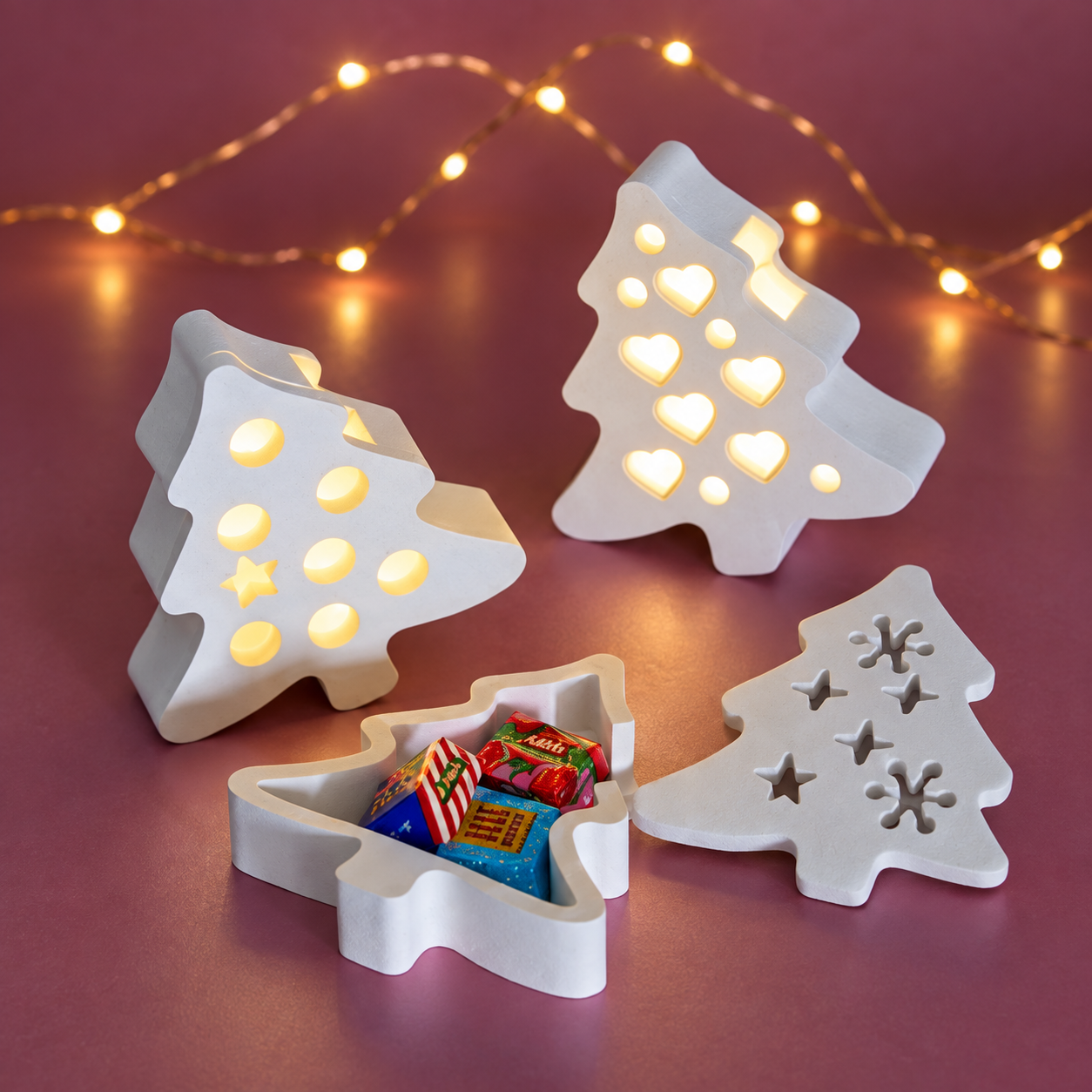 l'albero di natale in ceramica