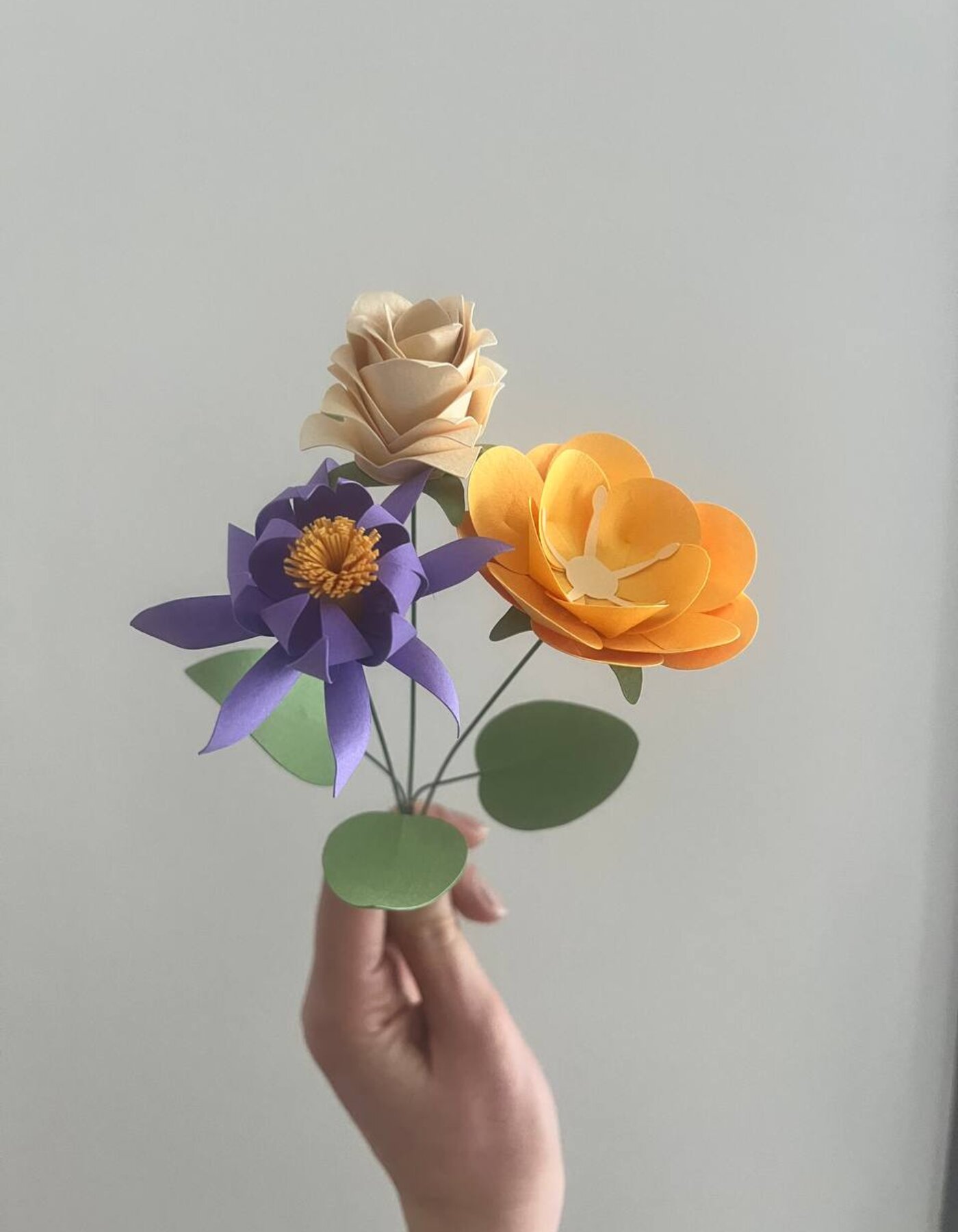 Fantasia di fiori di carta