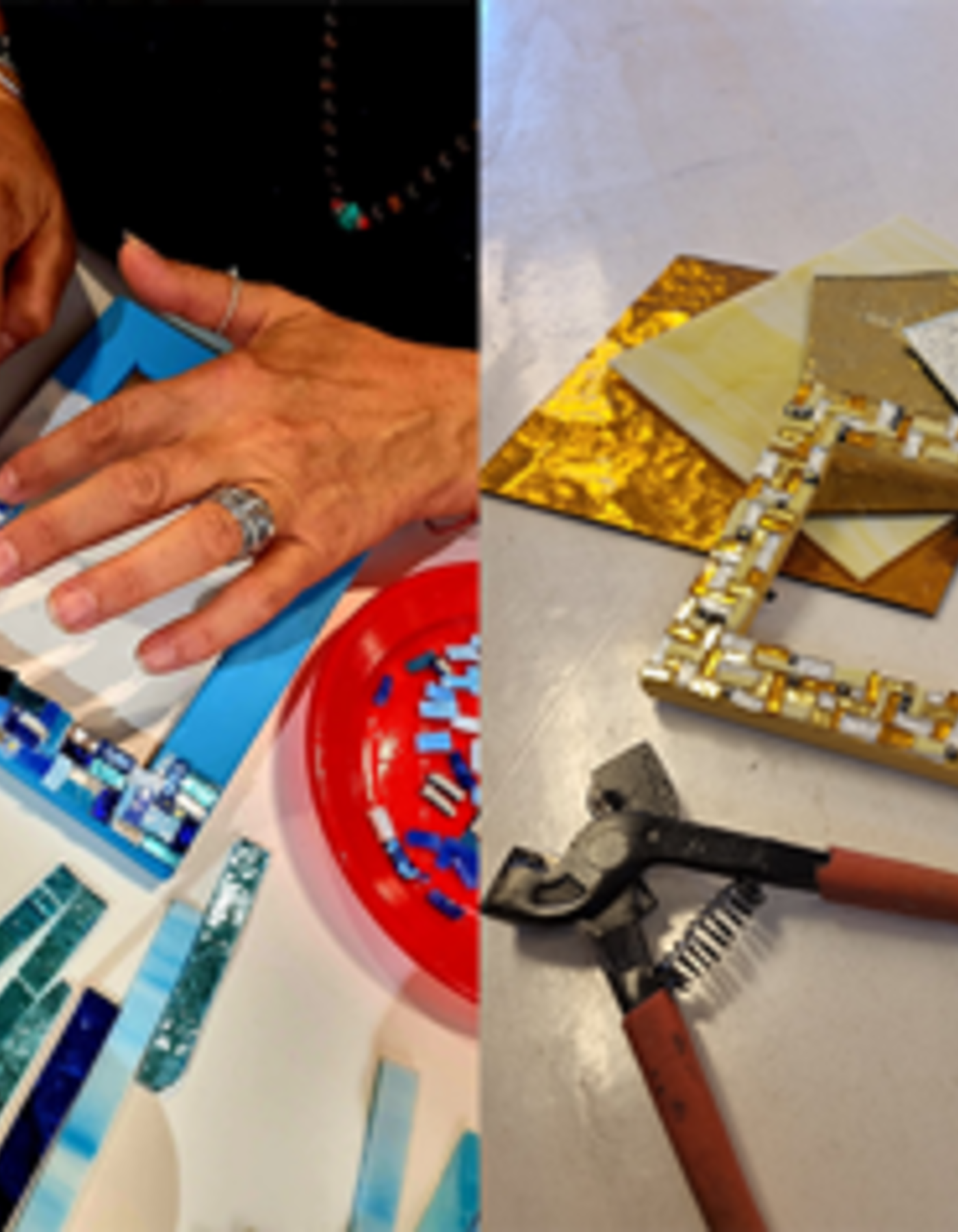 Crea la tua cornice portafoto in Mosaico