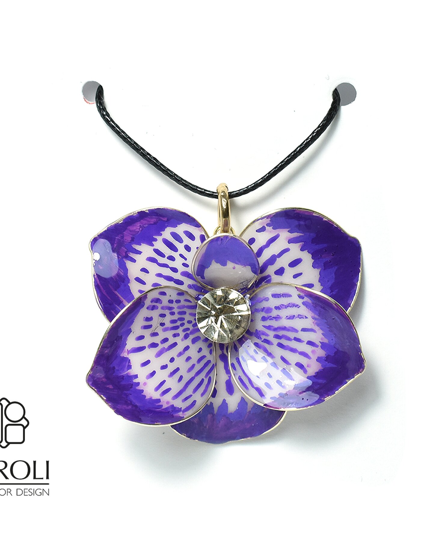 ciondolo orchidea