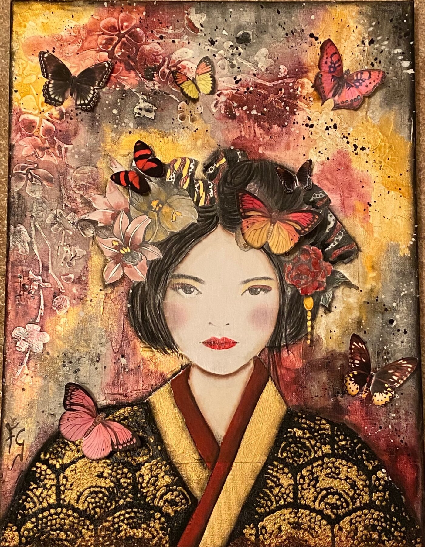 TELA CREATIVA "BUTTERFLY IN JAPAN"