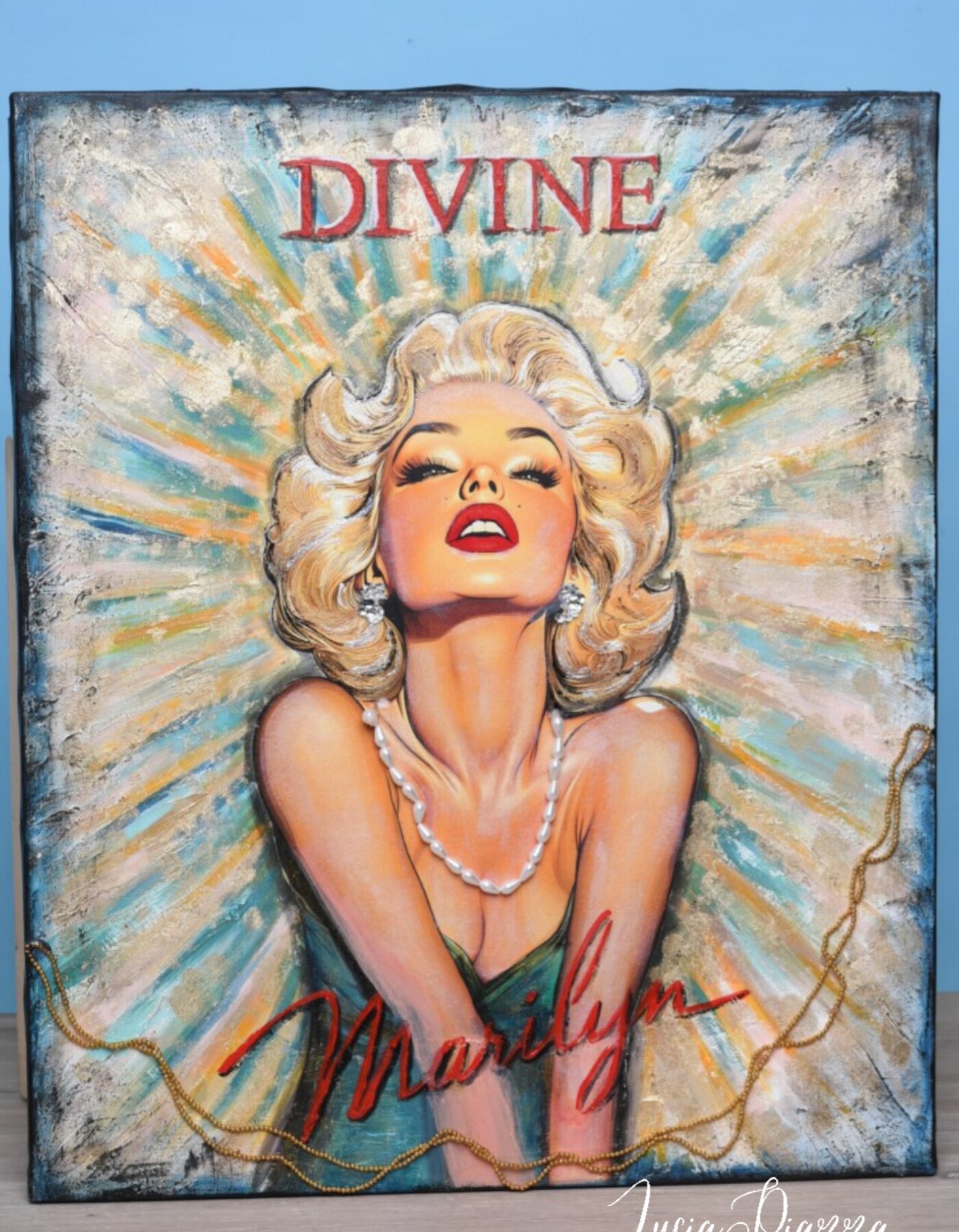 Tela MARILYN , la Divina.