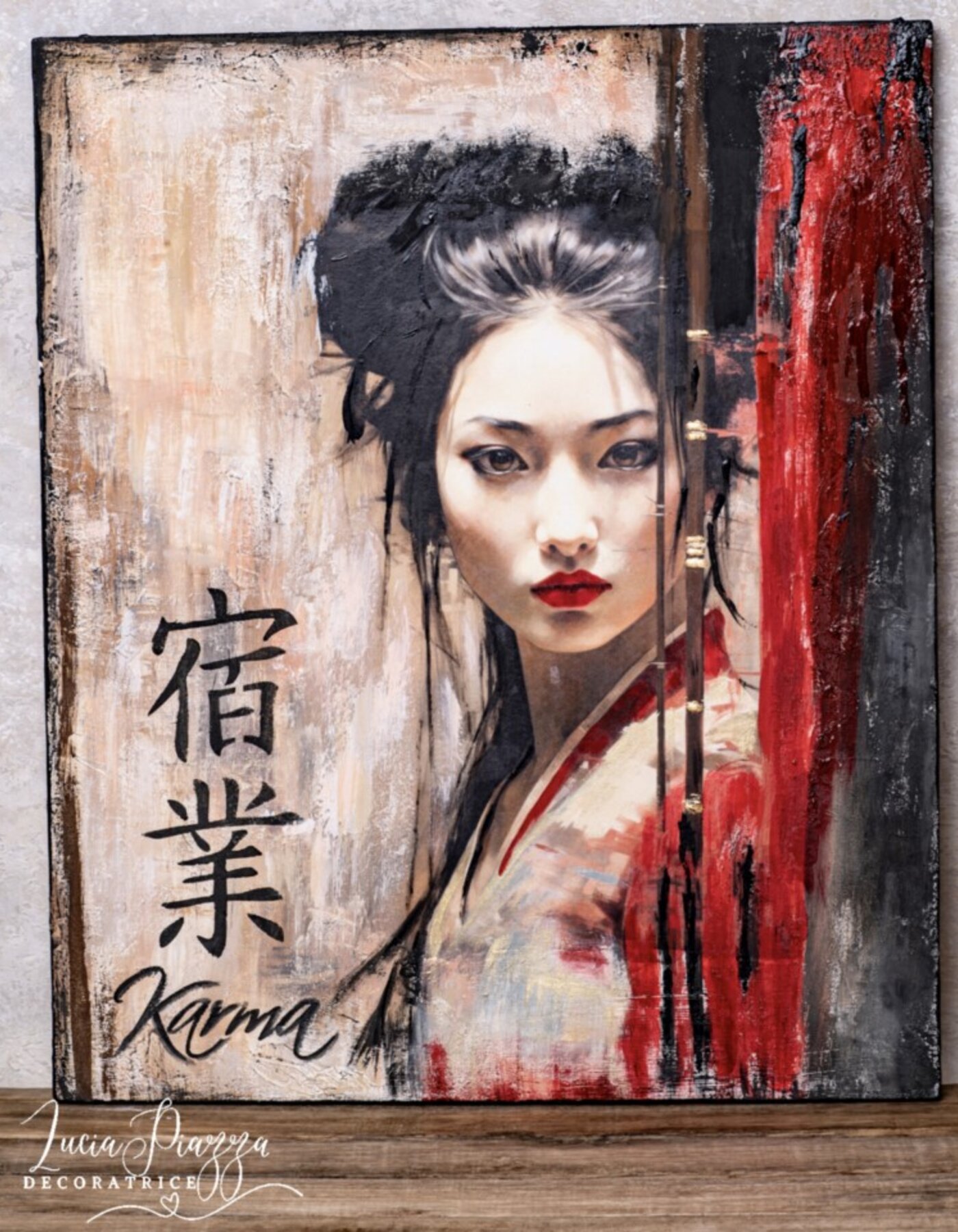 Tela Geisha Giapponese : eleganza e mistero