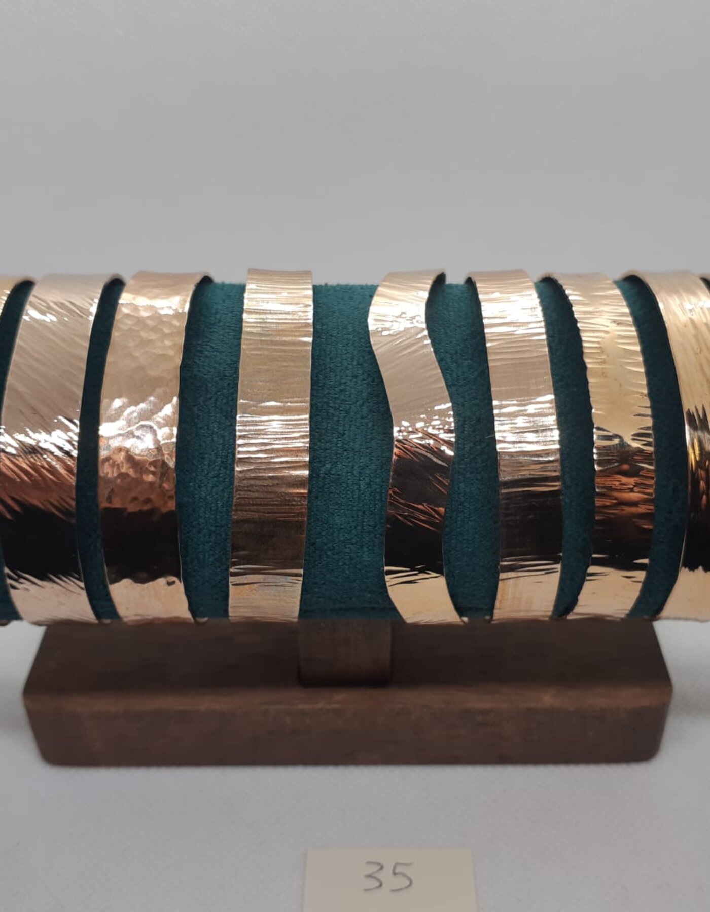 bracciale in bronzo martellato