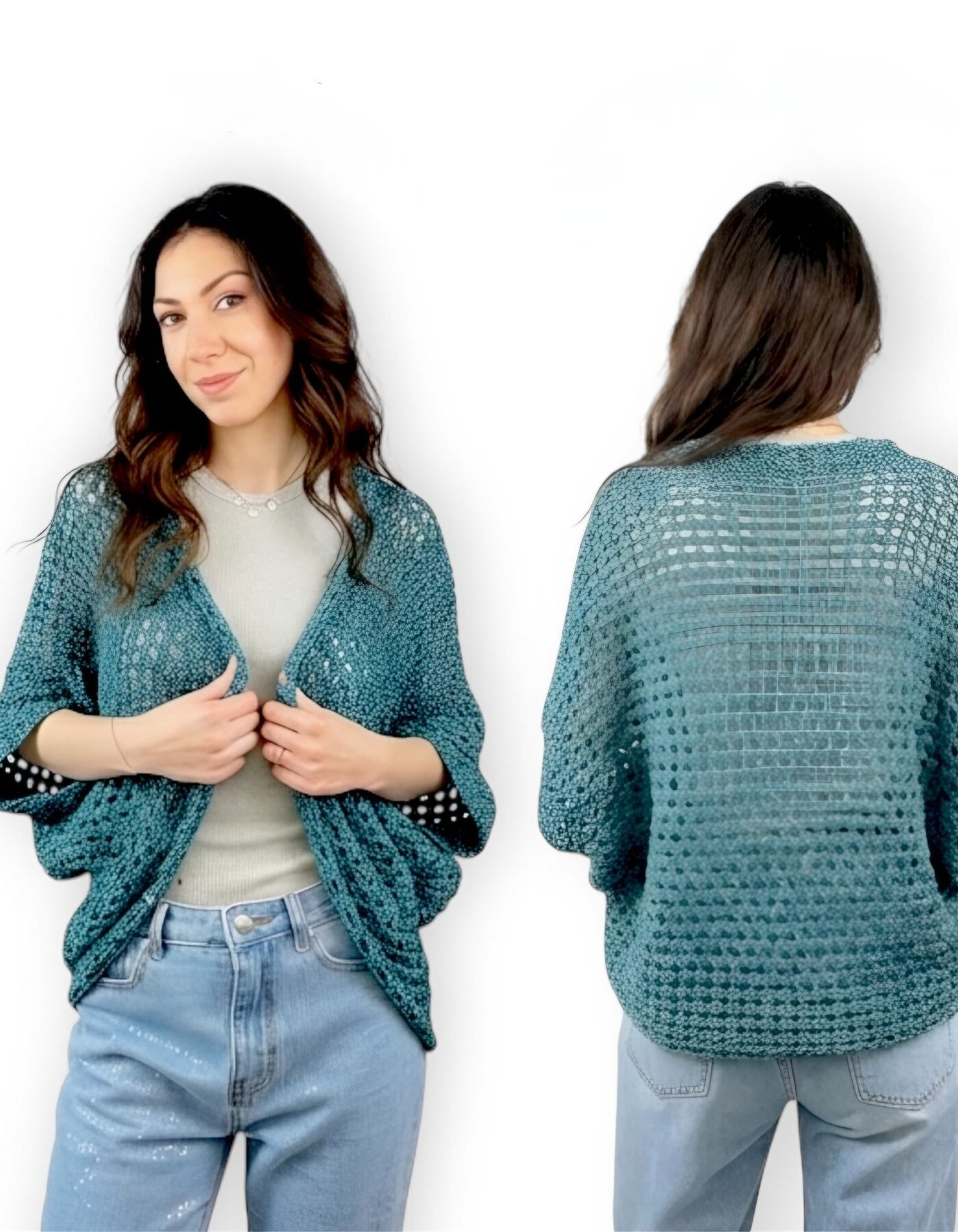 Demo Cardigan Cocoon Uncinetto