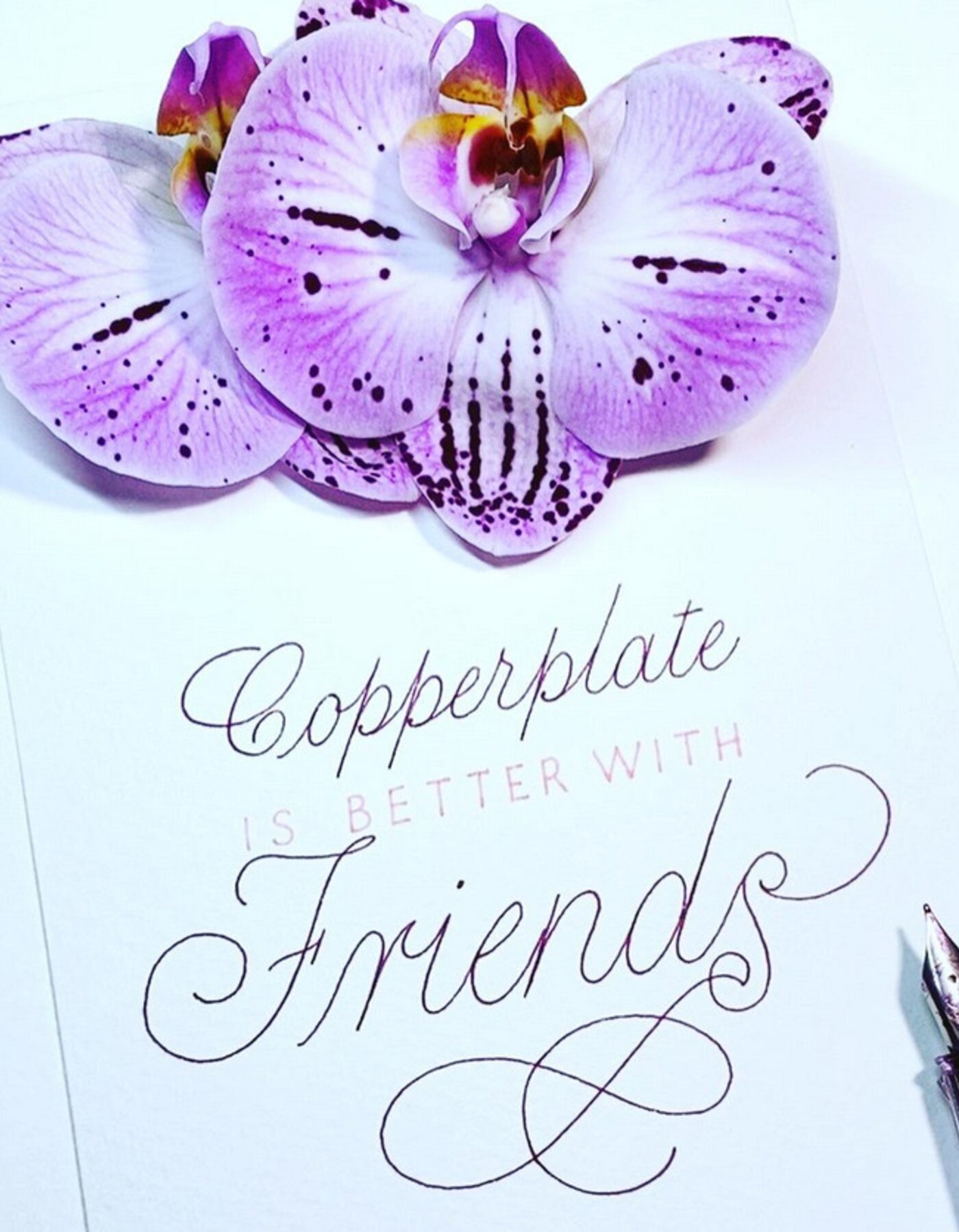 Copperplate Corsivo inglese