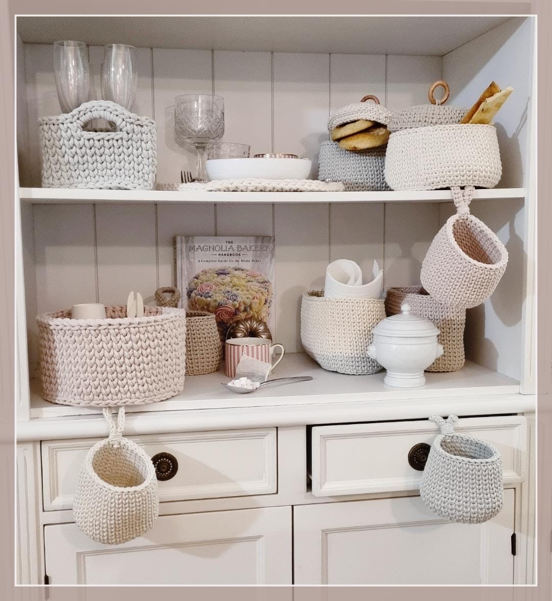 cestini all'uncinetto