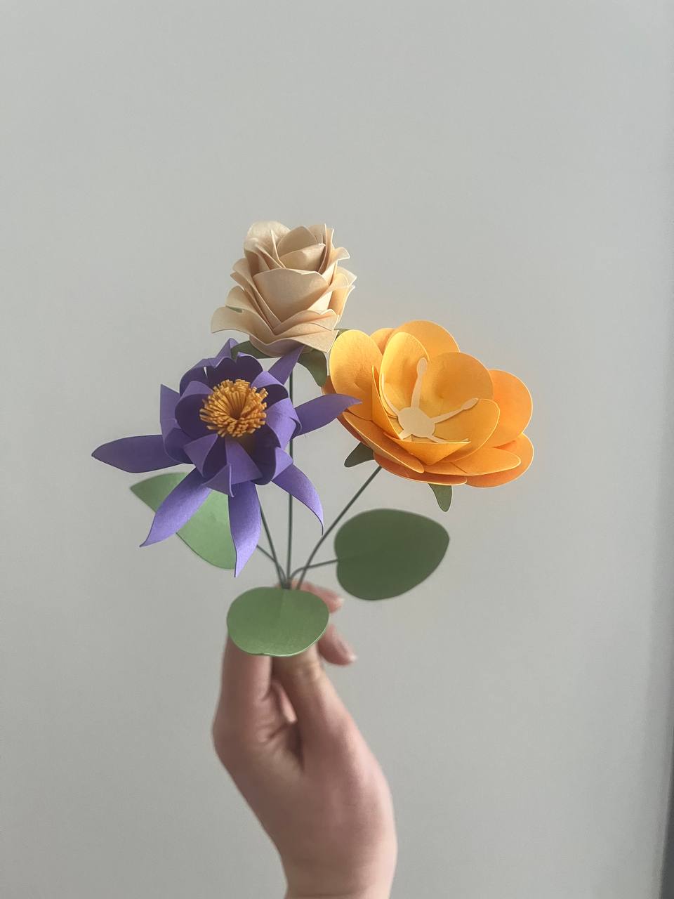 Fantasia di fiori di carta