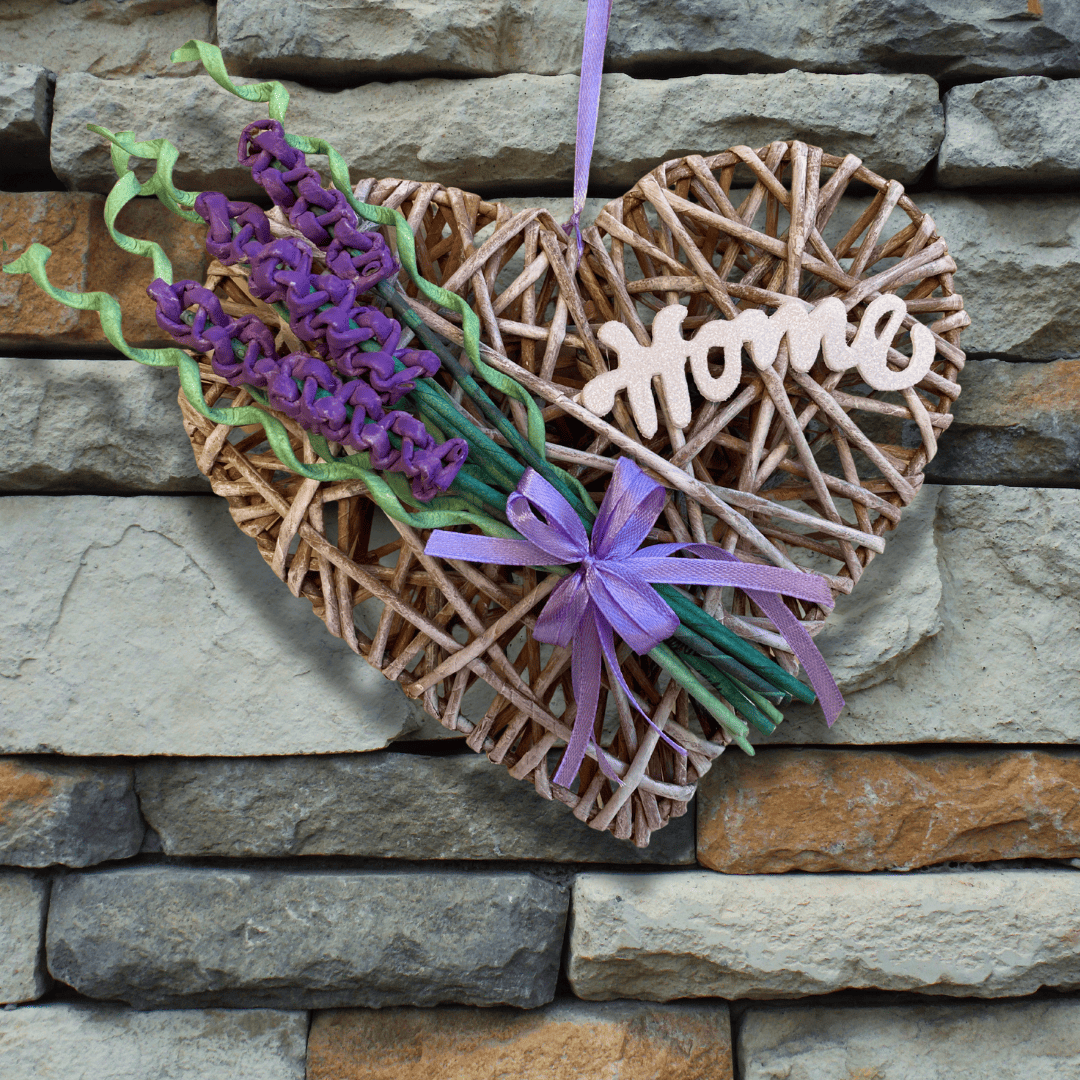 Cuore intrecciato in stile provenzale