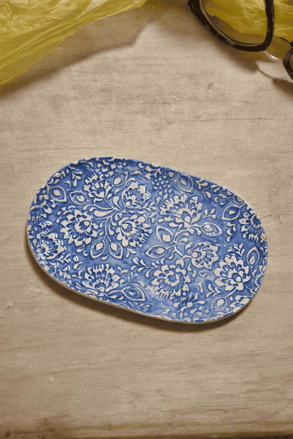 creazione svuotatasche in ceramica