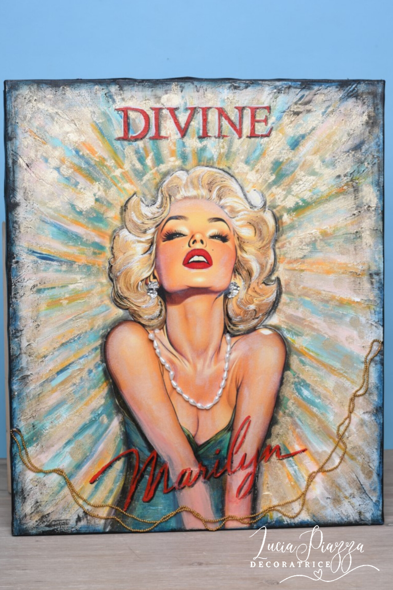 Tela MARILYN , la Divina.
