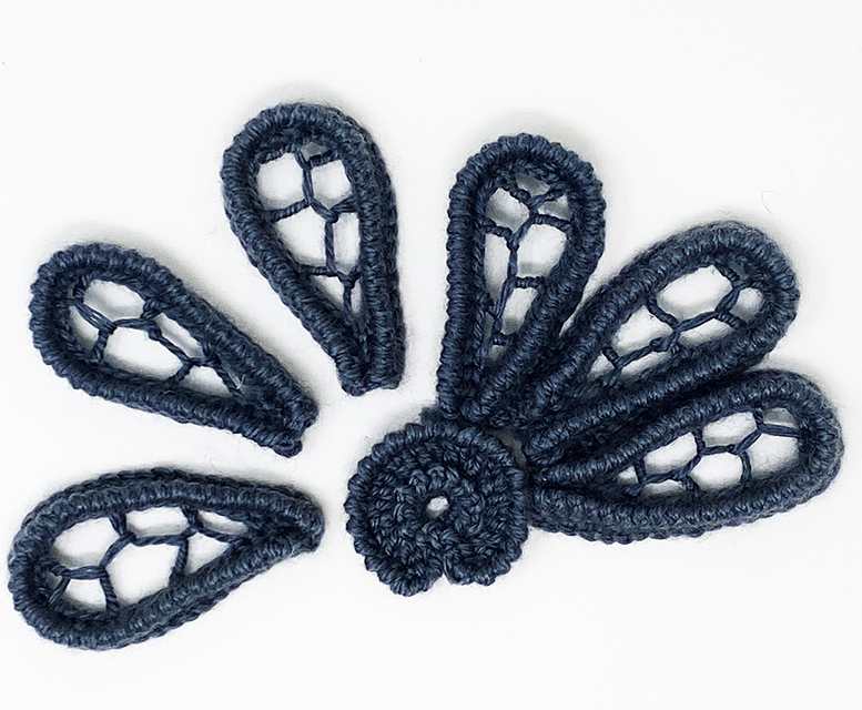 Uncinetto irlandese tecnica Guipure