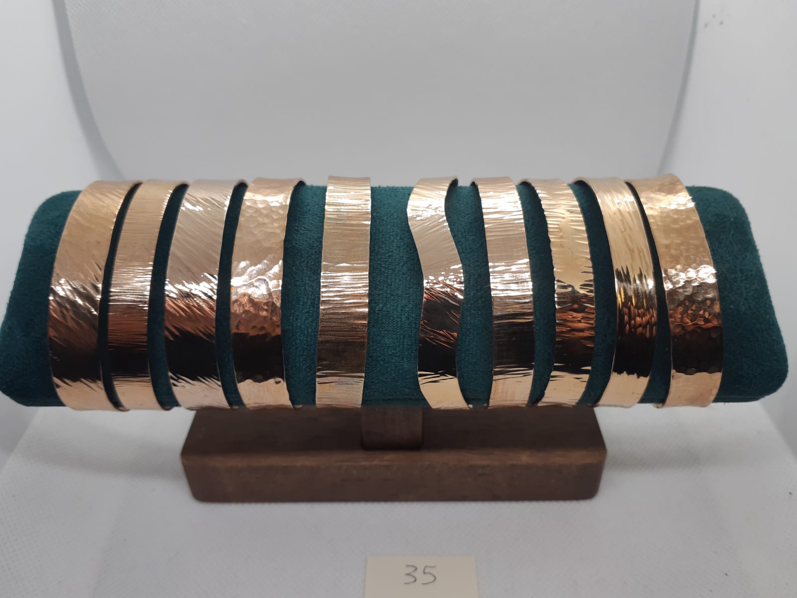 bracciale in bronzo martellato