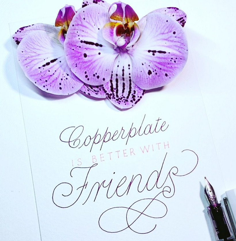 Copperplate Corsivo inglese