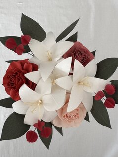 Bouquet di fiori di carta