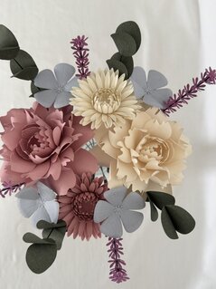 Bouquet di fiori di carta