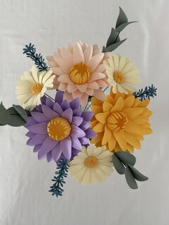 Bouquet di fiori di carta