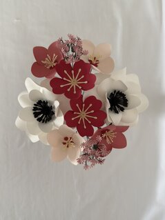 Bouquet di fiori di carta