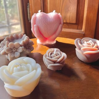 Candela a forma di cuore