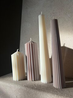Candele in stampo