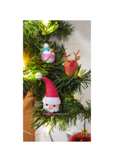 3D quilling Christmas magnets