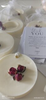 Candela in Tazza da té, Cialda profumata.