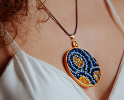 Micro mosaic bijoux