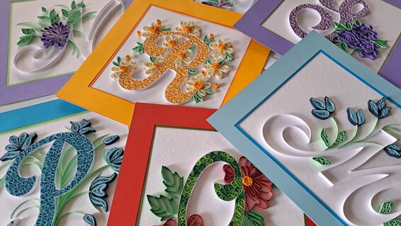 Biglietto a quilling