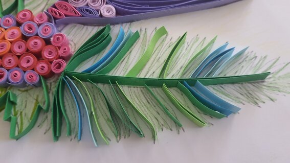 quilling foglie